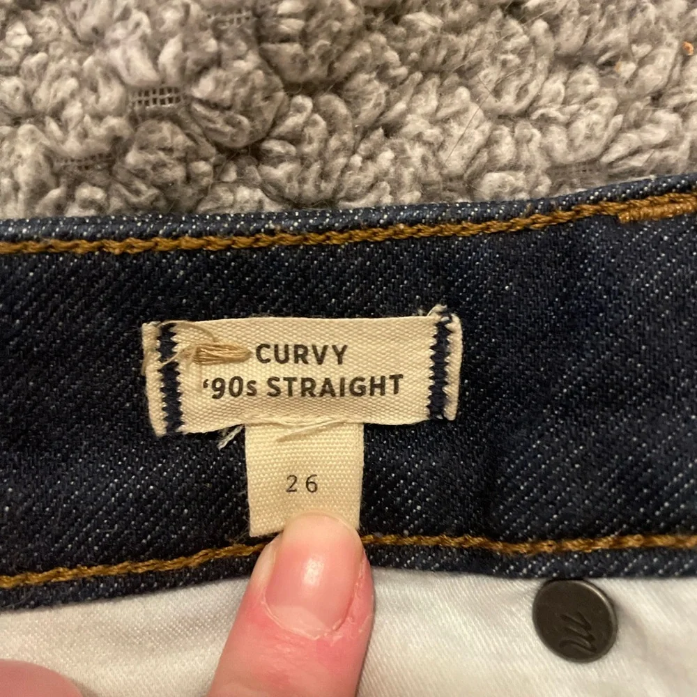 Madewell The Curvy '90s Straight Jean Norman Wash - Picture 12 of 14